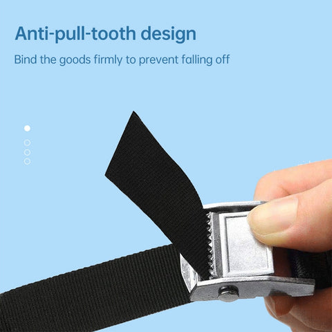 Car Tension Rope Luggage Strap Belt Auto Car Boat Fixed Strap with Alloy Buckle,Random Color Delivery, Size: 25mm x 1.5m, 1.5m