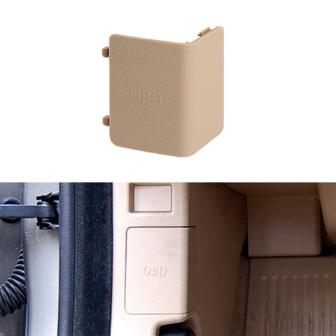 Car Diagnostic Plug Cover OBD Panel Decorative Cover 51437147538 for BMW E90 2005-2012, Left Driving, For BMW E90 2005-2012 (Black), For BMW E90 2005-2012 (Beige)