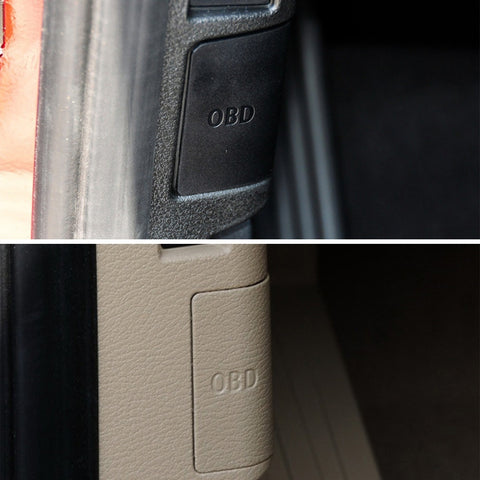 Car Diagnostic Plug Cover OBD Panel Decorative Cover 51437147538 for BMW E90 2005-2012, Left Driving, For BMW E90 2005-2012 (Black), For BMW E90 2005-2012 (Beige)