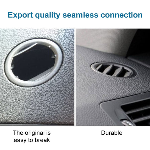 Car Left Side Dashboard Small Air Outlet Circular Air-conditioning Outlet for Mercedes-Benz C Class W204, Left Side for W204 (Black), Left Side for W204 (Brown)