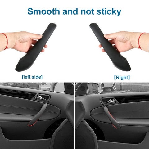 Car Rear Right Inside Doors Handle Pull Trim Cover for Mercedes-Benz C-class W203 -2007 , Left Driving, Rear Right (Black), Rear Right (Grey), Rear Right (Beige)