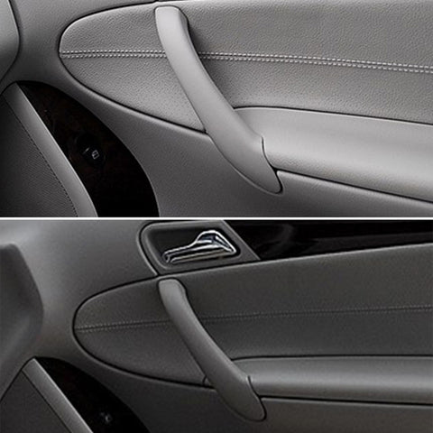 Car Rear Right Inside Doors Handle Pull Trim Cover for Mercedes-Benz C-class W203 -2007 , Left Driving, Rear Right (Black), Rear Right (Grey), Rear Right (Beige)
