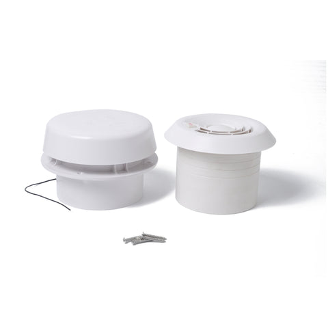 Mushroom Shape 12V White Volt  RV Roof Mute Air Vent Fan Camper Travel Trailer, A0673