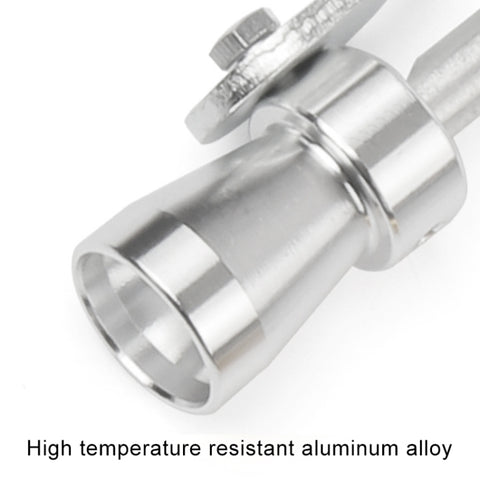 Universal Aluminum Turbo Sound Exhaust Muffler Pipe Whistle Car / Motorcycle Simulator Whistler, Size: S, Outside Diameter: 20mm, Size: S (Black), Size: S (Gold), Size: S (Blue), Size: S (Red), Size: S (Silver)