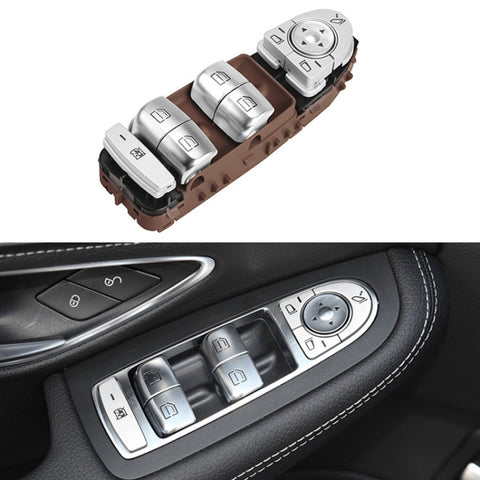 Car Auto Electronic Window Master Control Switch Button for Mercedes-Benz C Class W205 2015-2021, For Mercedes-Benz C Class (Black), For Mercedes-Benz C Class (Beige), For Mercedes-Benz C Class (Brown)