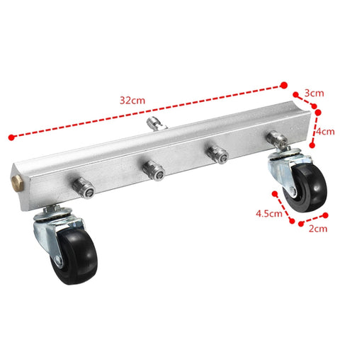 Car Body Chassis Car High Pressure Washing Machine Car Bottom Water Washing Machine 4 Nozzle Cleaner, without Extension Rod