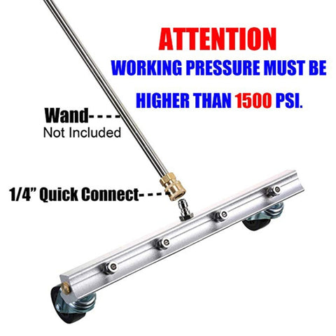 Car Body Chassis Car High Pressure Washing Machine Car Bottom Water Washing Machine 4 Nozzle Cleaner, without Extension Rod