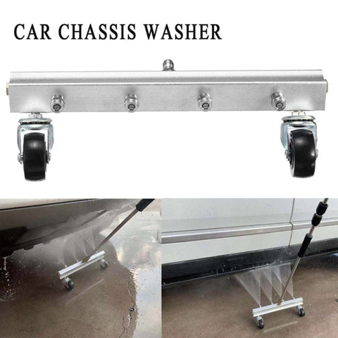 Car Body Chassis Car High Pressure Washing Machine Car Bottom Water Washing Machine 4 Nozzle Cleaner, without Extension Rod