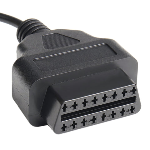 Car OBD 2 Female to USB Connector OBD Plug GPS Cable, Cable Length: 1m, Female to USB