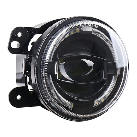 2 PCS 4 inch Car LED Angel Eyes Spotlight Modified Fog Lights for Jeep Wrangler / Dodge / Chrysler PT Cruiser, For Jeep / Dodge