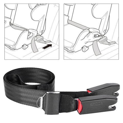 Car Kids Safety Seat Fixing Belt Children ISOFIX Interface Soft Connection Belt, Kids Safety Seat Fixing Belt