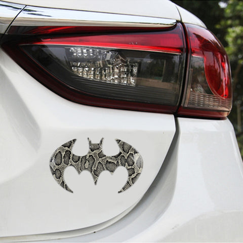 Bat Shape Metal Car Free Sticker, Bat Shape(A), Bat Shape(B)