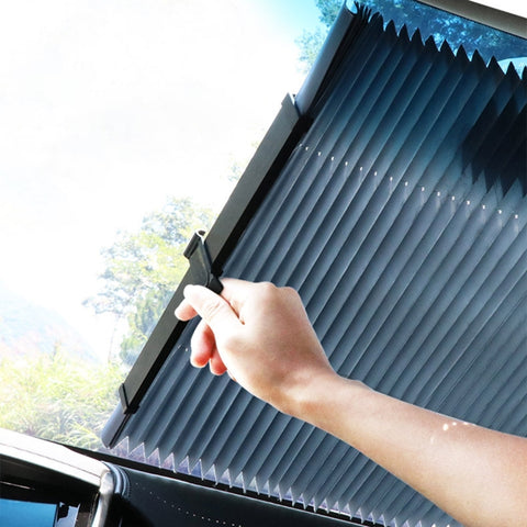Car Sucker Suction Cups Retractable Windshield Sun Shade Block Sunshade Cover for Solar UV Protect, Size: 65cm, Sucker Suction Cups, 65cm