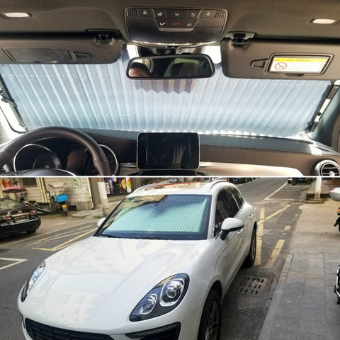 Car Sucker Suction Cups Retractable Windshield Sun Shade Block Sunshade Cover for Solar UV Protect, Size: 65cm, Sucker Suction Cups, 65cm
