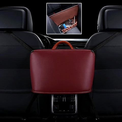 Car Front Seat Hanging Bag Storage Bag, Storage Bag (Black), Storage Bag, Storage Bag (Pink), Storage Bag (Beige), Storage Bag (Red), Storage Bag (Wine Red), Storage Bag (Brown)