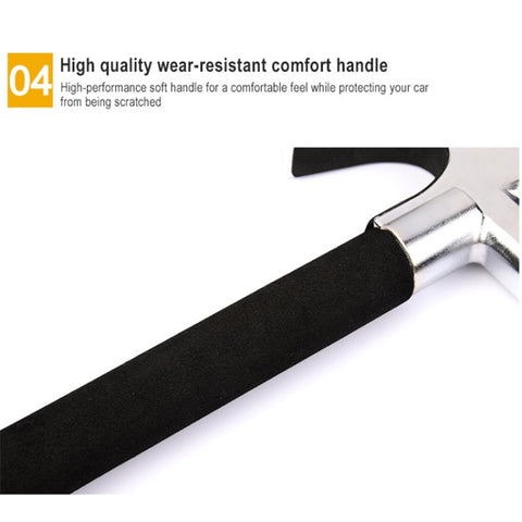 Car Adjustable Telescopic U Shape Steering Wheel Lock Anti-theft, without Safety Hammer