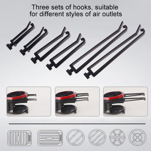 2 in 1 Car Air Outlet Magnetic Mount Beverage Cup Stand Phone Holder, 2 in 1 Phone Holder, 2 in 1 Phone Holder(Red)