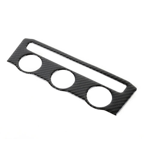 Car Carbon Fiber Air Conditioning Panel Decorative Sticker for Volkswagen Tiguan L 2019-2021, Low Configuration, Air Conditioning Panel, Low Configuration