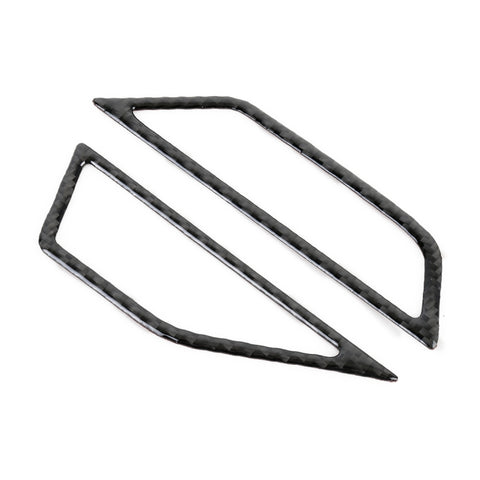 Car Carbon Fiber Dashboard Air Outlet Frame Decorative Sticker for Volkswagen Tiguan L 2019-2021, Dashboard Air Outlet