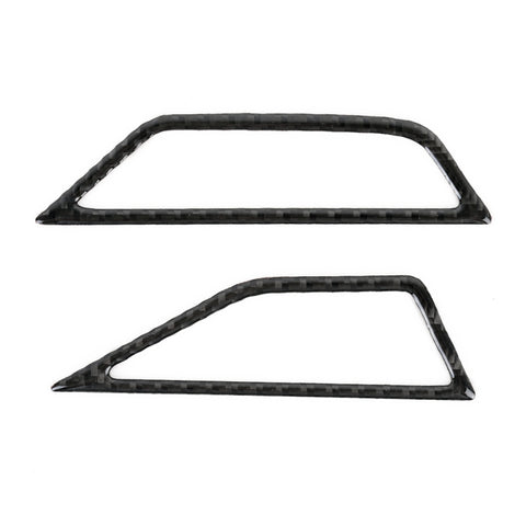 Car Carbon Fiber Dashboard Air Outlet Frame Decorative Sticker for Volkswagen Tiguan L 2019-2021, Dashboard Air Outlet