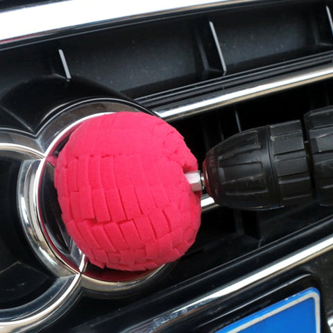 6 in 1 3 inch Car Polishing Disc Set Wheel Rim Polishing Waxing Sponge, 6 in 1