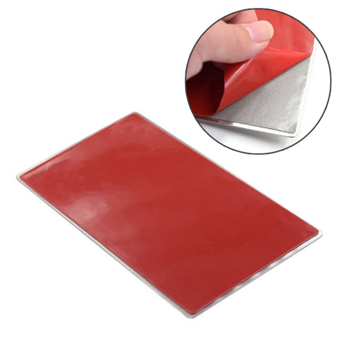 Portable Car Sunshade Makeup Mirror Stainless Steel Vanity Mirror, Size: 150 x 80mm, 150 x 80mm