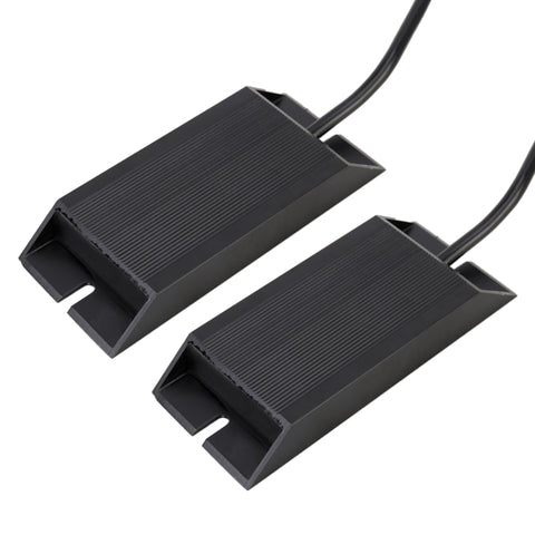 2 PCS 1156 / BAU15S DC12V 50W 6 Ohms Turn Signal / Reversing Light / Brake Light Split Dual Resistance Decoder, 1156 / BAU15S