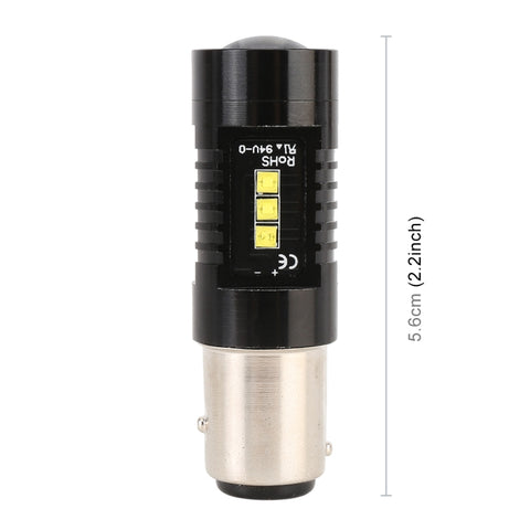 2 PCS 1157 / BAY15D DC12V 4.3W 6000K 500LM Car Brake Lights with 12LEDs SMD-2525, 1157 / BAY15D