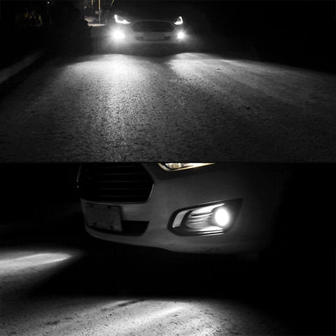 2 PCS H7 DC12V 4.3W 6000K 500LM Car Fog Lights with 12LEDs SMD-2525, H7