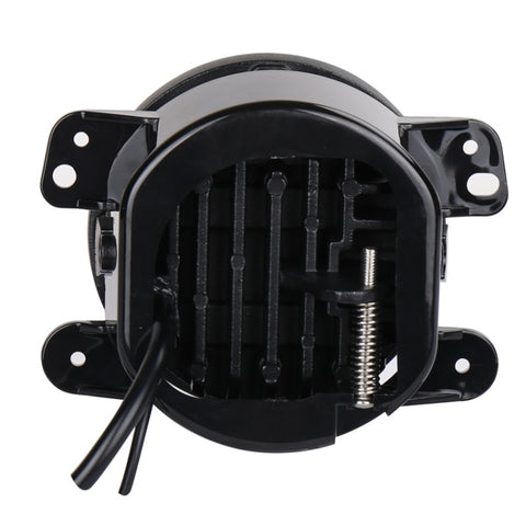 2 PCS DC12V-30V / 30W / 3A / 1440LM 12LEDs  4 inch Car LED Colorful Fog Light, Style: White Background, Style: White Background (White Light), Style: White Background (Yellow Light)