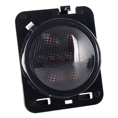 2 PCS 8W DC 12V Car SUV Refit LED Wheel Eyebrow Turn Signal for Jeep Wrangler JK 07-17, Specification: Butt Assembly with Aperture, Specification: Butt Assembly with Aperture