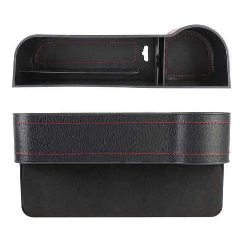 2 PCS Car Multi-functional Principal And Deputy Driver Seat Console Leather Box, Seat Console Leather Box (Black), Seat Console Leather Box (Beige), Seat Console Leather Box (Red), Seat Console Leather Box (Brown)