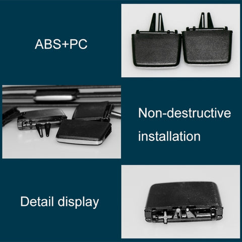 Car Front Air Conditioning Exhaust Switch Paddle Air Conditioning Leaf Clip for BMW 3 Series E90, Left and Right Drive Universal, For BMW 3 Series E90