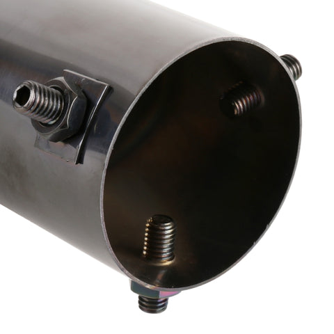 Universal Car Styling Stainless Steel Straight Exhaust Tail Muffler Tip Pipe, Inside Diameter: 6cm, Straight Inside Diameter: 6cm (Grey), Straight Inside Diameter: 6cm (Blue), Straight Inside Diameter: 6cm(Silver)