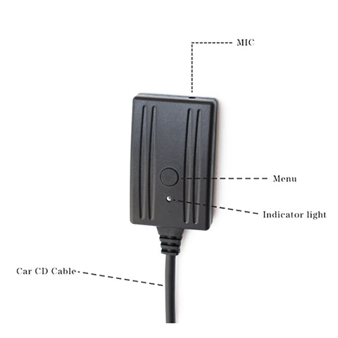 Car Wireless Bluetooth Module AUX Audio Adapter Cable AUX Bluetooth Music + MIC for Mazda M6 M3 RX-8 MX-5 / Bestune B70, For Mazda M6 M3