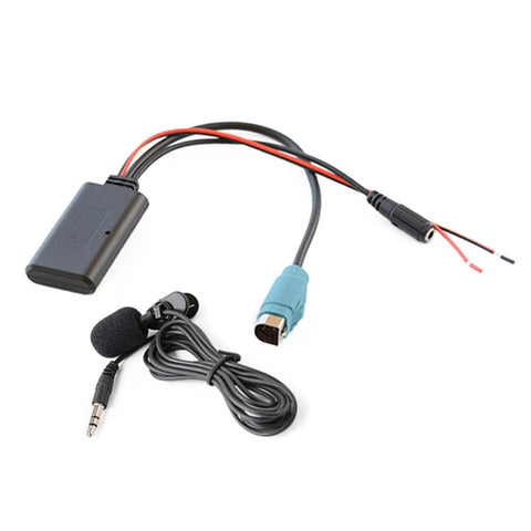 Car AUX Bluetooth Wireless Music Audio Cable + MIC Phone  for Alpine KCE-236B 9870/9872, For Alpine KCE-236B 9870/9872