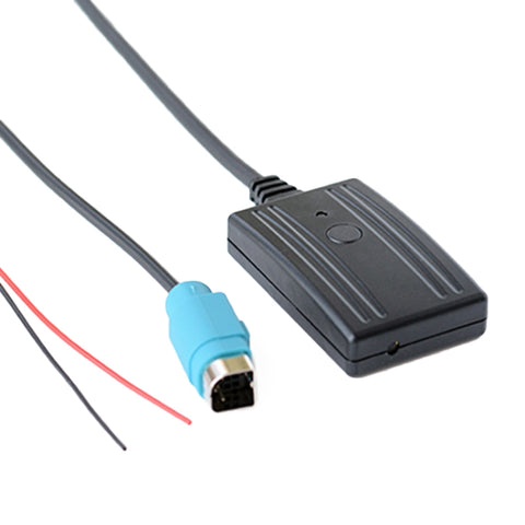 Car AUX Wireless Bluetooth Music Audio Cable + MIC Phone Control Change Song for Alpine KCE-236B 9870/9872, For Alpine KCE-236B 9872