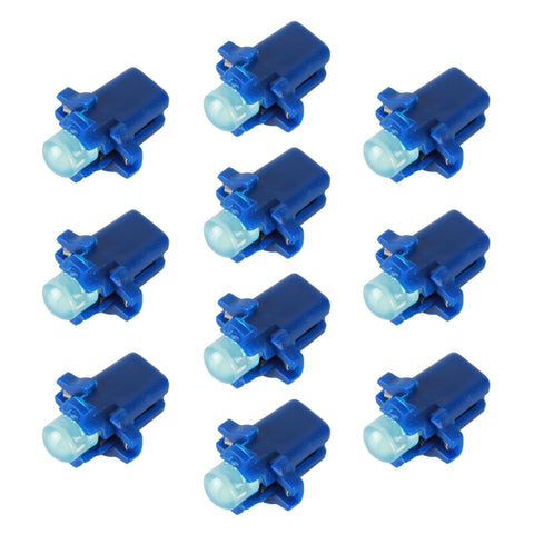 10 PCS B8.3 0.2W DC12V Wedge Instrument Panel COB LED Light Dashboard Gauge Cluster Indicator Lamp Bulb, B8.3 (Yellow Light), B8.3 (Blue Light), B8.3 (Green Light), B8.3 (Red Light), B8.3 (White Light)