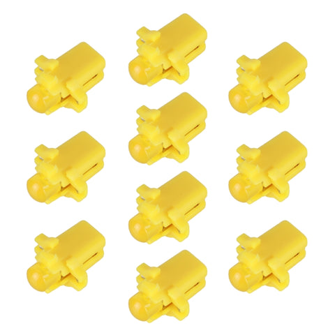 10 PCS B8.3 0.2W DC12V Wedge Instrument Panel COB LED Light Dashboard Gauge Cluster Indicator Lamp Bulb, B8.3 (Yellow Light), B8.3 (Blue Light), B8.3 (Green Light), B8.3 (Red Light), B8.3 (White Light)