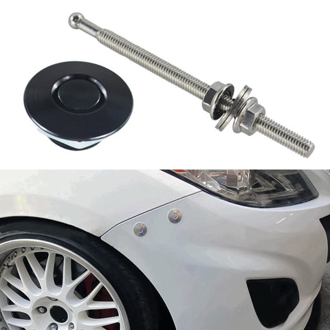 100mm Stainless Steel Quick-pins Push Button Billet Hood Pins Lock Clip Kit, 100mm (Red), 100mm (Blue), 100mm (Black), 100mm (Silver)