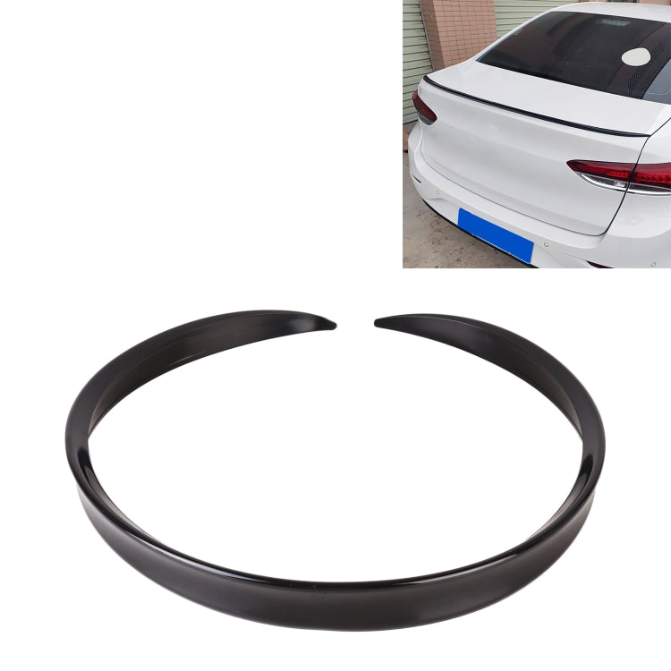 Car Modified Plastic Rear Wing Side Spoiler Lip, Black, Black