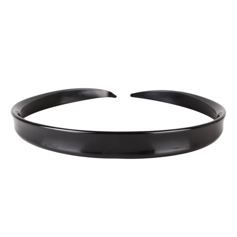 Car Modified Plastic Rear Wing Side Spoiler Lip, Black, Black