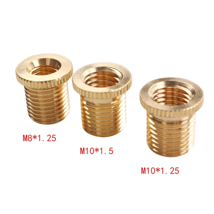 5 Set Car Gear Shift Knob Head Thread Adapter Nuts for M12x1.25 Gear Shift Knob, 5 Set M10x1.5+M10x1.25+M8x1.25