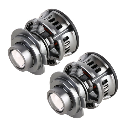 1 Pair H7 27W / DC12V Car Aluminum Alloy LED Headlight, H7 (Blue Light), H7 (Gold Light), H7 (Lime Green), H7 (White Light)