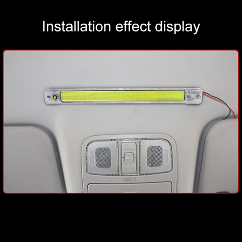 2 PCS ZS-3348 DC12-24V High Bright 84 COB Lamp Beads Car Dome Light Cabin Light Bar, ZS-3348