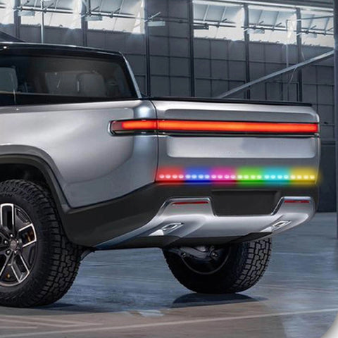 S20-200CM 200cm DC12V-24V Car Rear LED RGB Daytime Running Lights Strip Colorful Lamp, S20-200CM