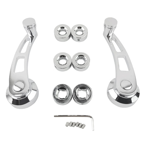 Car 4-1/4 inch Electroplated Winder Handle Crank Door Lever Handle for Chevrolet / Ford / Chrysler, For Chevrolet / Ford