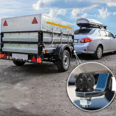 Car Truck Tow Ball Cover Cap Towing Hitch Trailer Towball Protection, 1 PCS