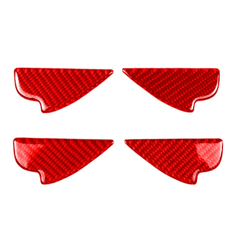 Car Carbon Fiber Inside Door Bowl Decorative Sticker for Mazda CX-5 2013-2018, Left and Right Drive, Inside Door Bowl