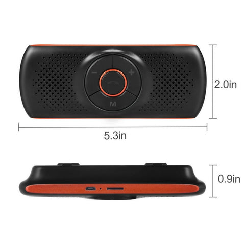 T826 Car Bluetooth Wireless MP3 Player FM Player for Sun Visor, T826